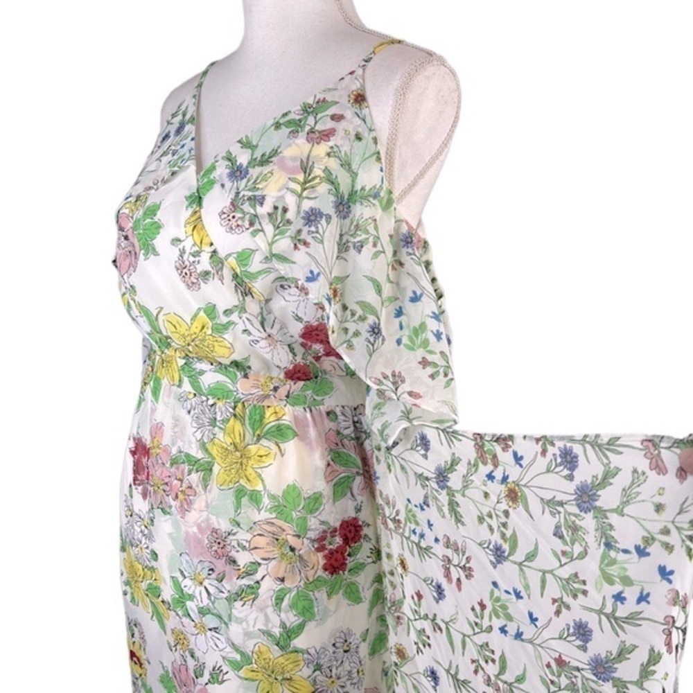 Nanette Lepore Women's Floral Cold Shoulder Dress - Picture 10 of 16